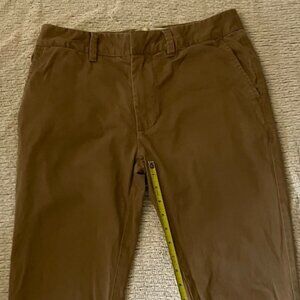 Boden men's 30/34, slim fit, brown (peanut butter color) trousers